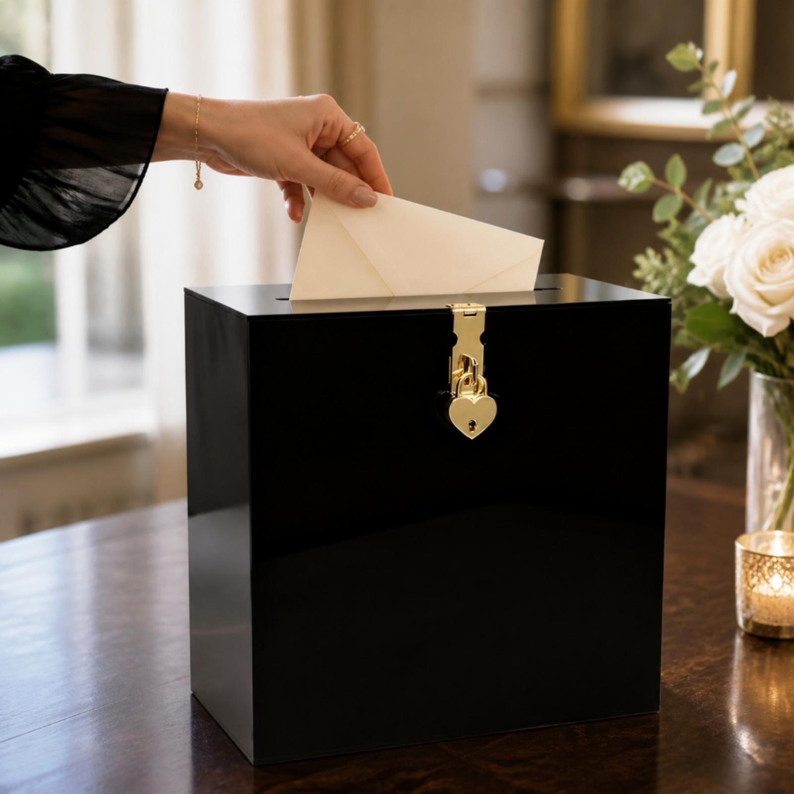 Clear Acrylic Wedding Card Col - Wedding Card Box review and price