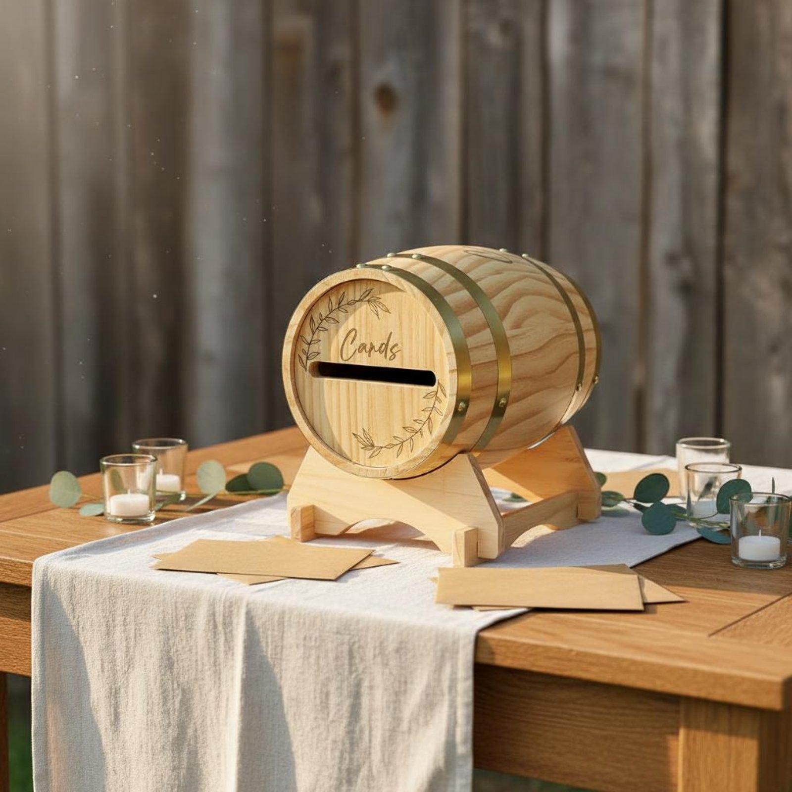 Large Wooden Card Box with Slo - Wedding Card Box review and price
