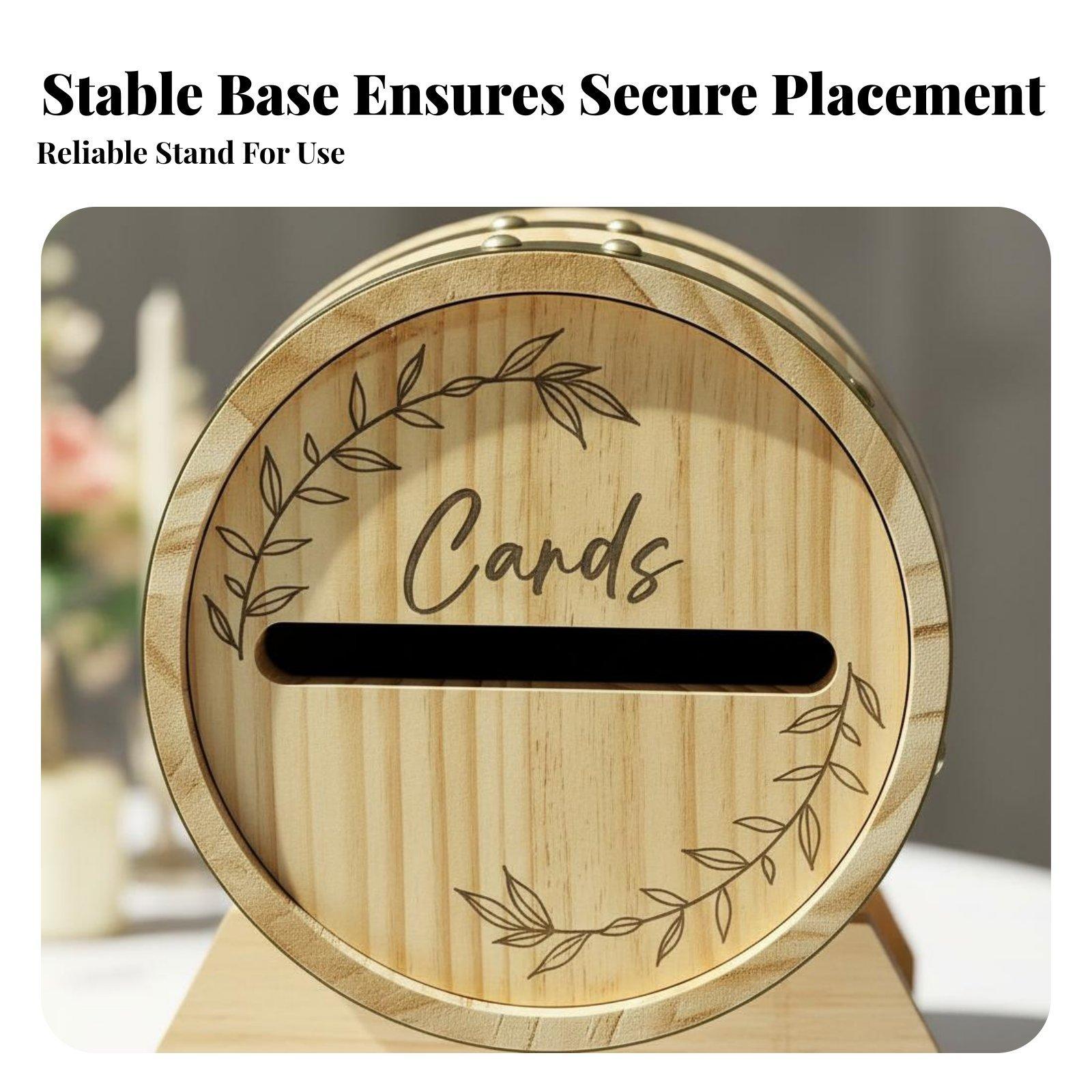 Large Wooden Card Box with Slo - Wedding Card Box review and price