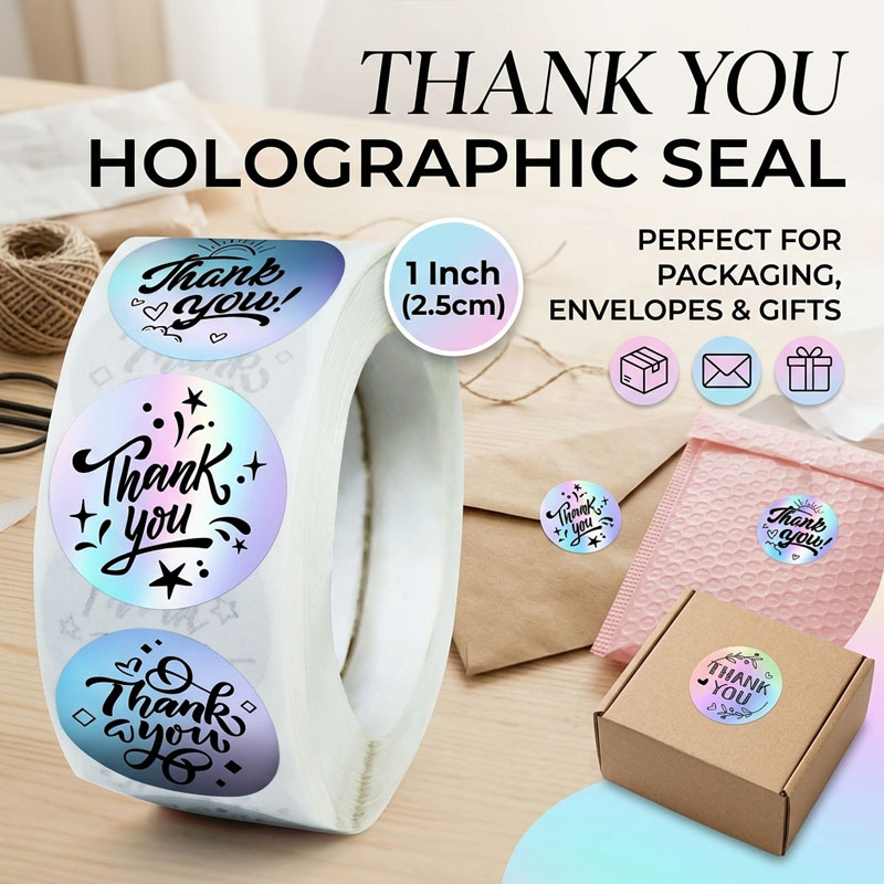 Laser Thank You Stickers Holog - Wedding Envelopes review and price