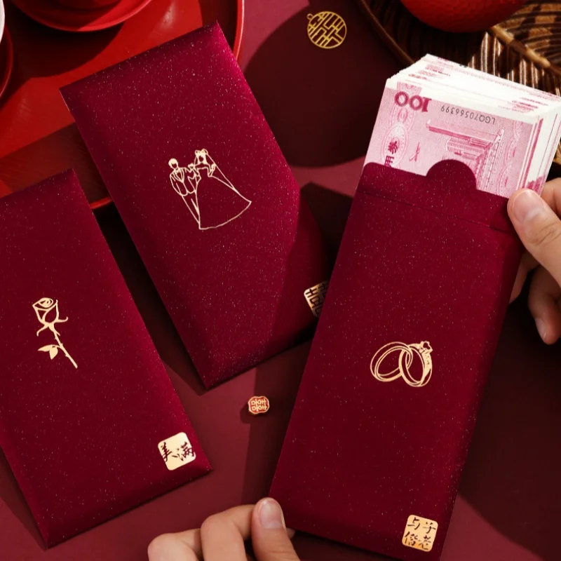 6Pcs /Pack Chinese Red Envelop - Wedding Envelopes review and price