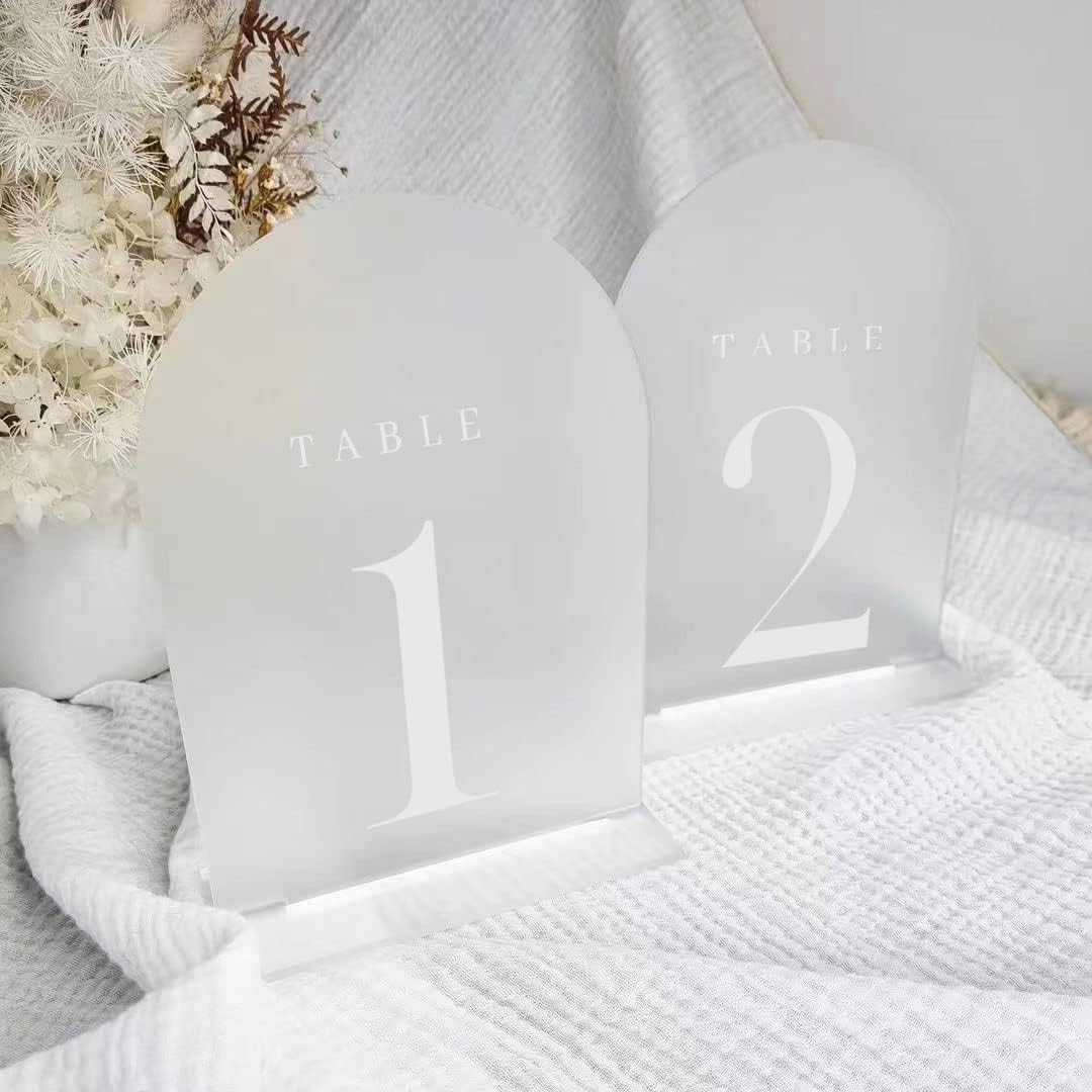 Arch Acrylic Table Numbers wit - Table Number Gold review and price