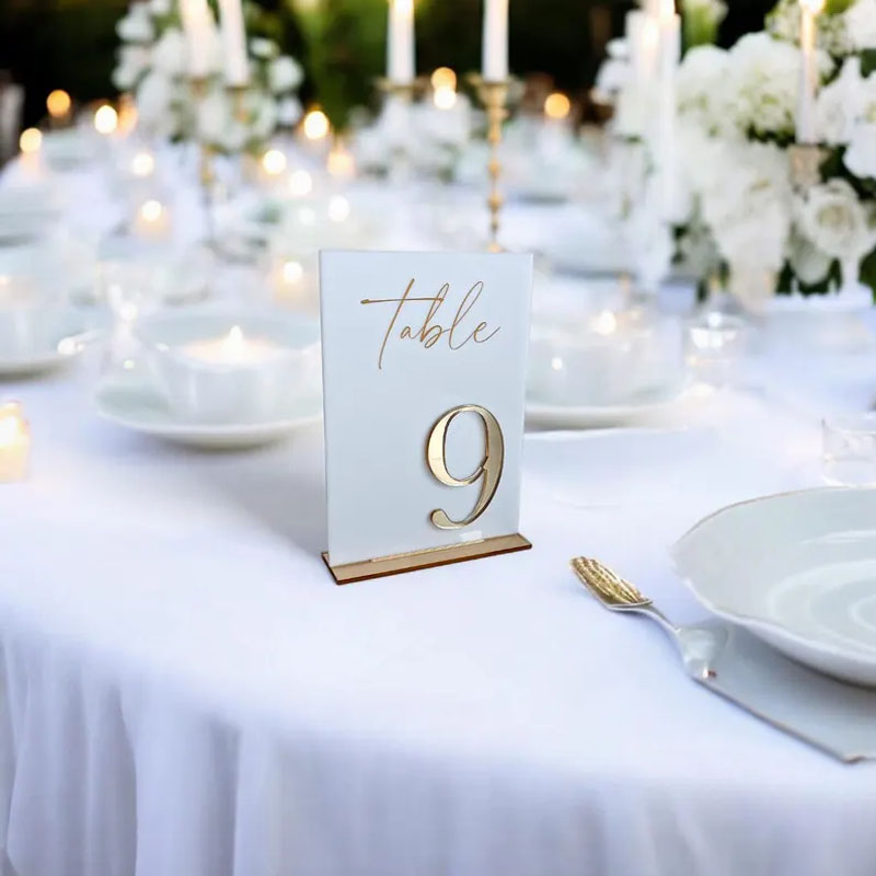 Wedding Table Numbers for Cere - Table Number Gold review and price
