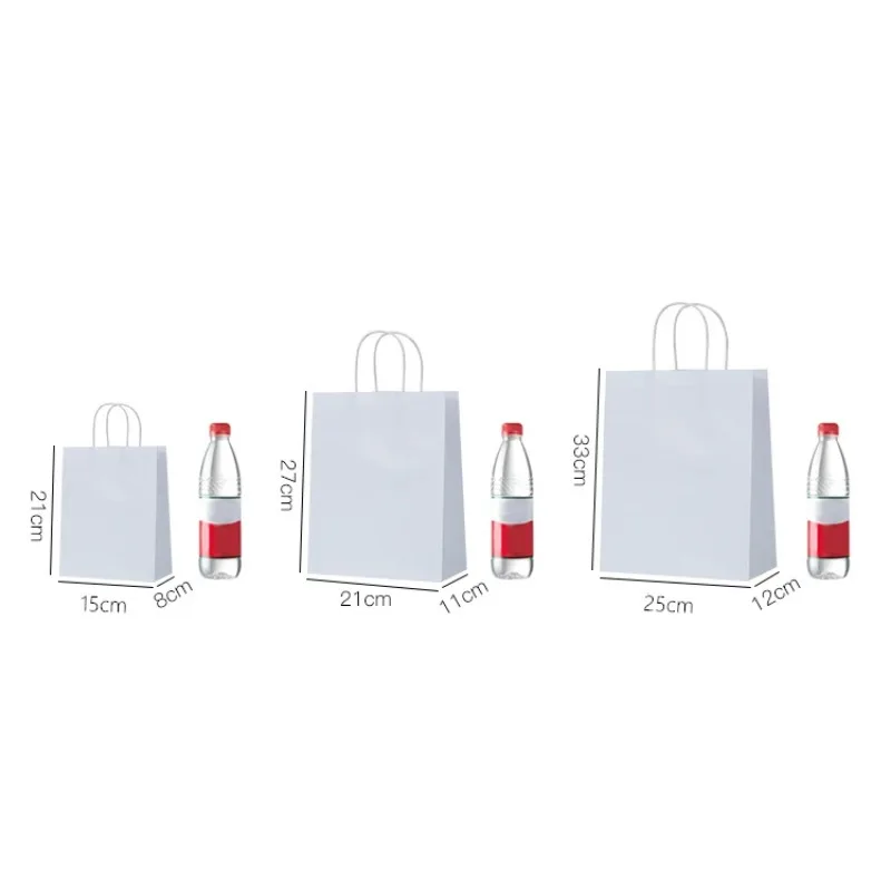 10/30/50pcs Kraft Paper Bag wi - Wedding/Event Supply Store review and price